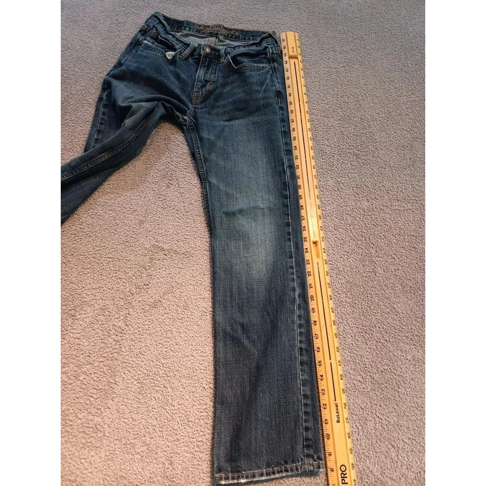 American Eagle Men's Regular‎ Straight Jeans 28x32 Medium Wash Denim